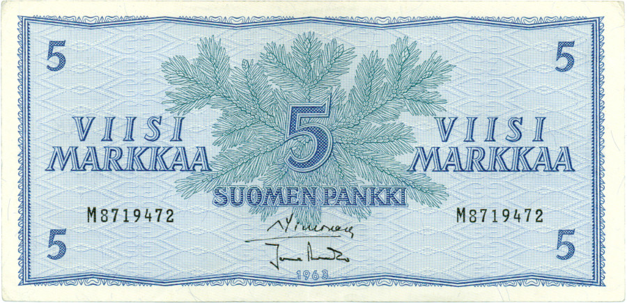 5 Markkaa 1963 M8719472